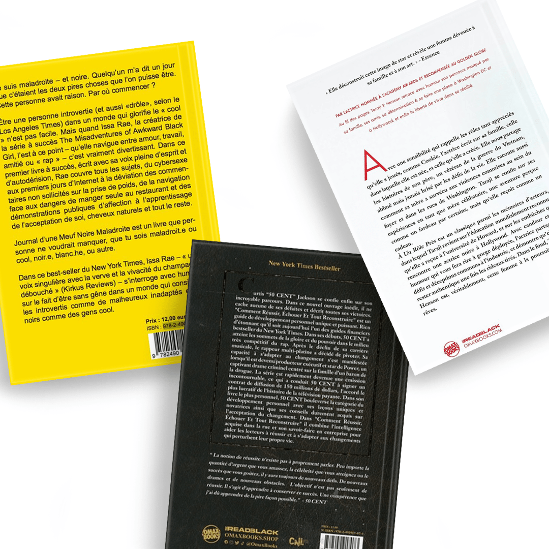 Pack trio « Série » avec Issa Rae, Taraji P. Henson et 50Cent.